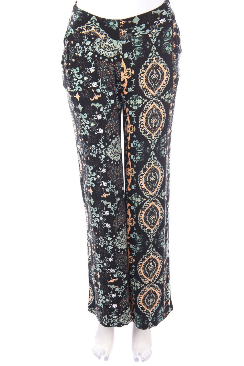 LASCANA - Hose aus Jersey mit floralem Muster - D 38