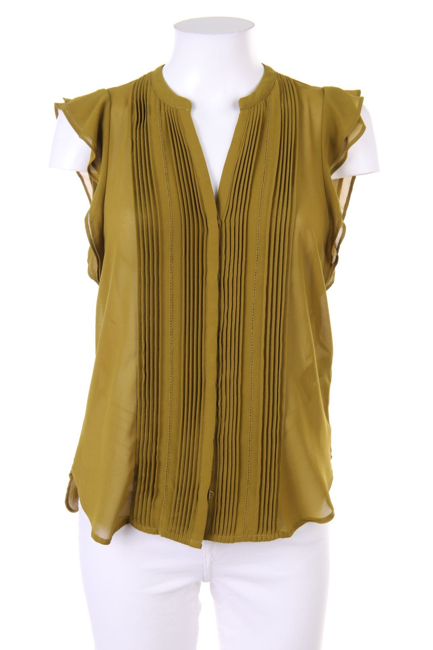 H&M CONSCIOUS - Blusentop mit Volants - D 36