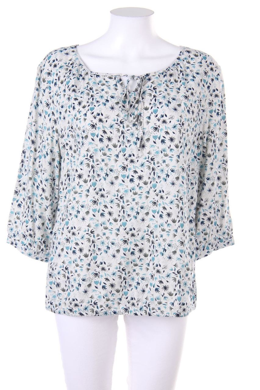 Ohne Label - Shirt mit Blumen-Print - XL