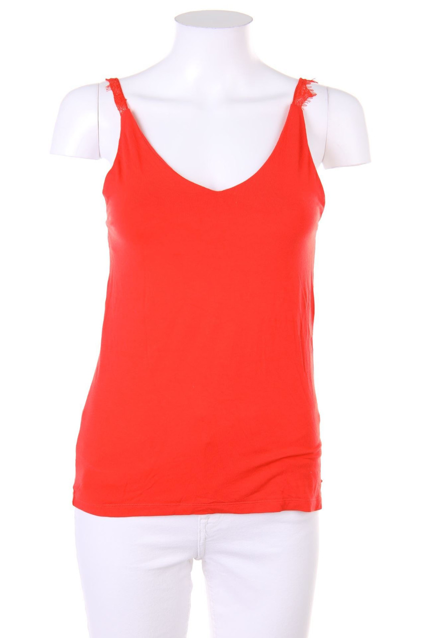 MORGAN - Top mit Spitzen-Einsatz - M