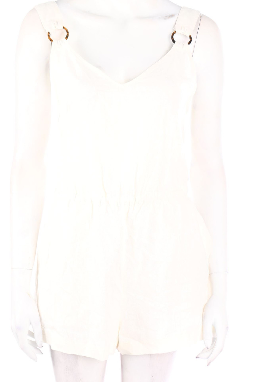 MONKI - Playsuit aus Leinen-Mix - S