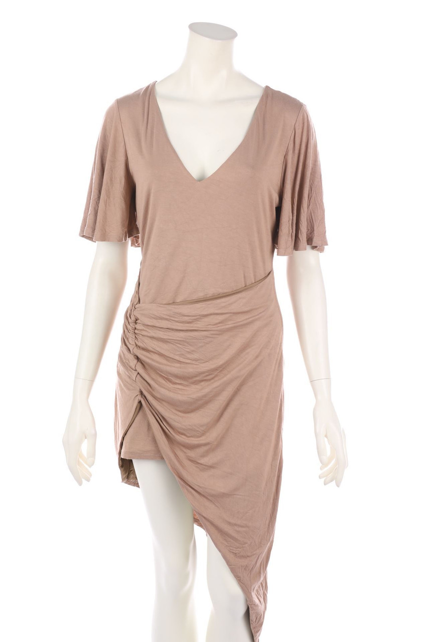 Lovers+FRIENDS - Kleid aus Jersey mit asymmetrischem Schnitt - L