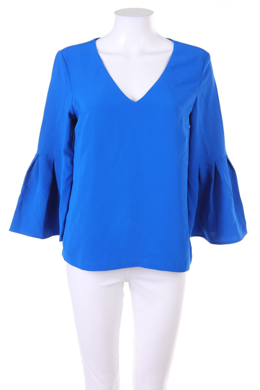 H&M - Bluse mit Trompetenärmeln - D 36