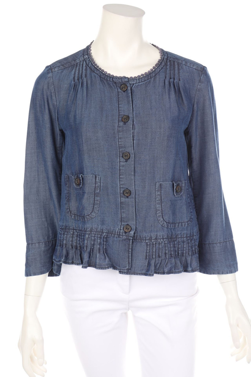 GERARD DAREL - Jeans-Bluse mit Biesen - D 36
