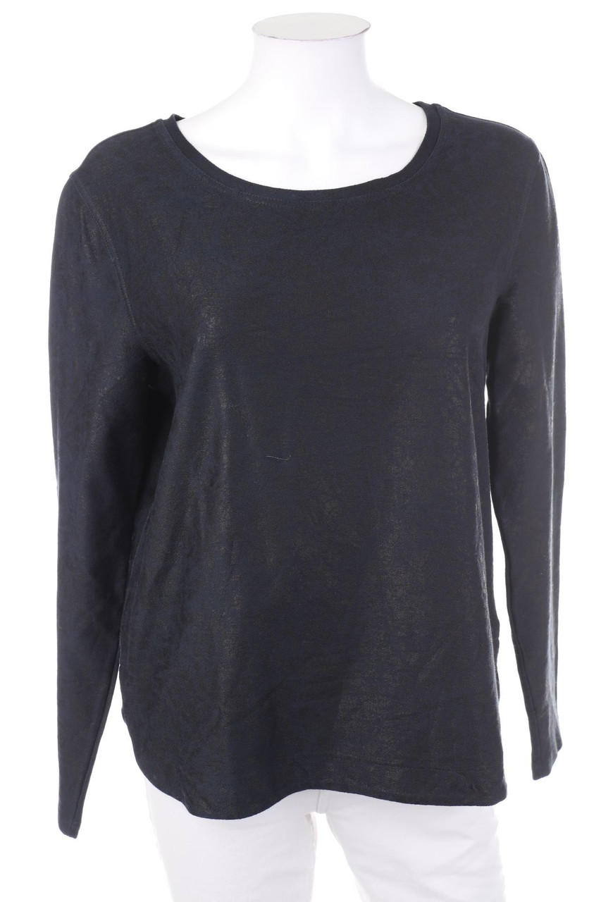 friendtex - Longsleeve-Shirt mit Metallic-Effekt - S