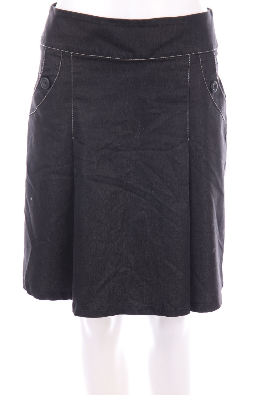 orsay - Falten-Mini-Rock mit Schmuck-Knöpfen - D 38