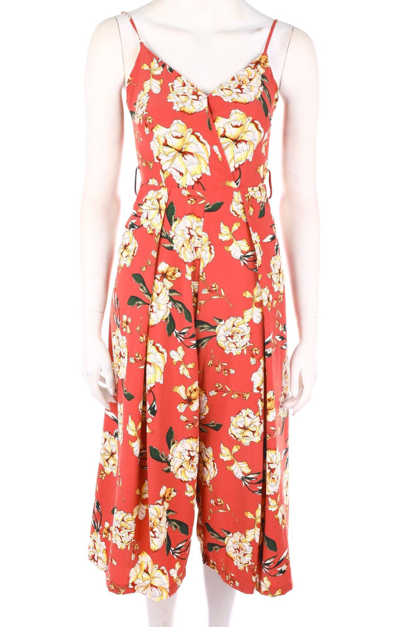 AMISU - Jumpsuit mit Blumen-Print - D 32