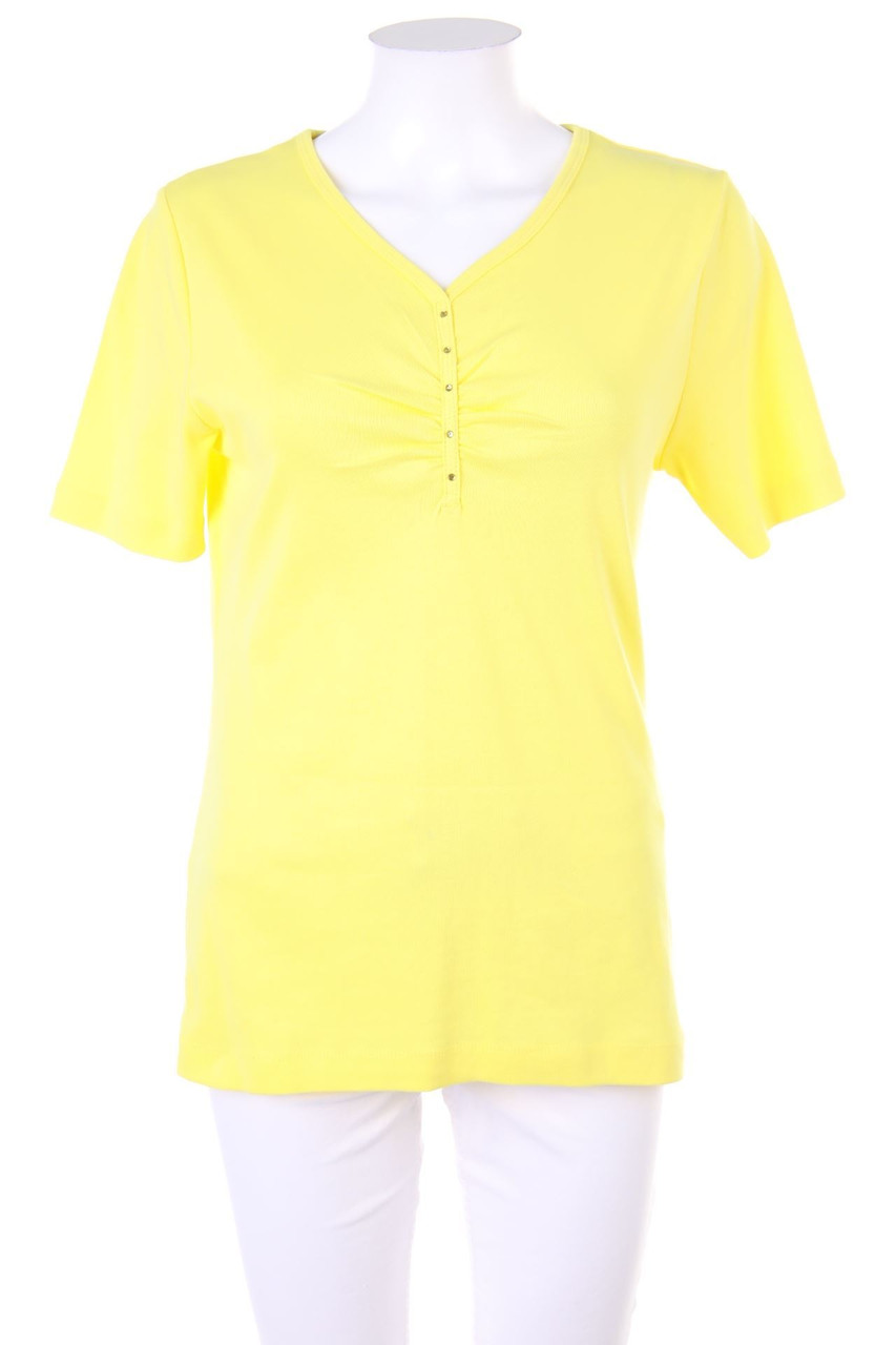 BEXLEYS - Kurzarm-Shirt mit Schmuckstein-Applikation - S