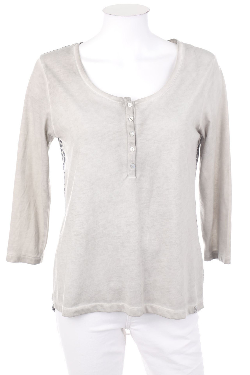 KEY LARGO - Garment Dyed-Bluse mit Animal-Print - S