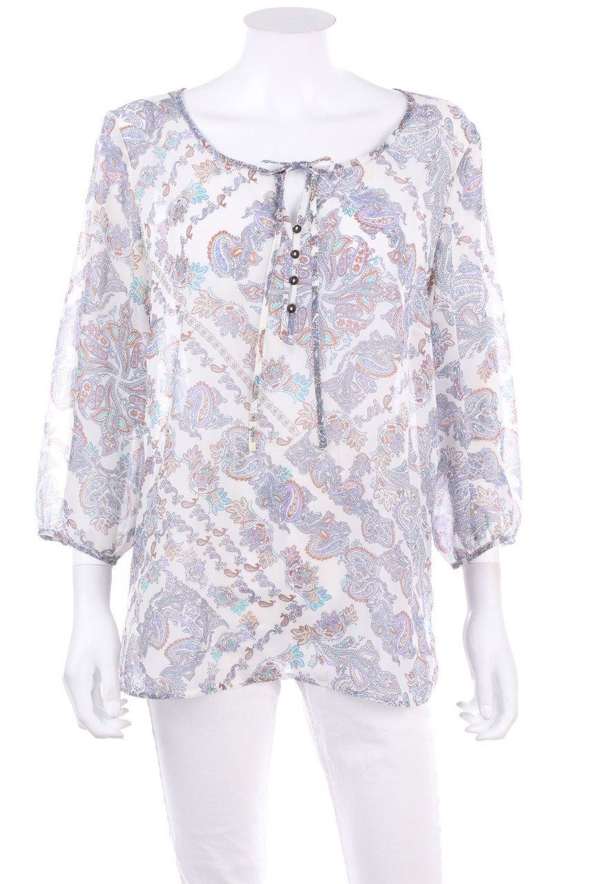 woman by Tchibo - Bluse mit 3/4-Ärmel im Ethno-Stil - D 42