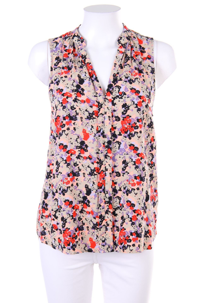 Q/S designed by s.Oliver - Blusentop mit Blumen-Print - D 36