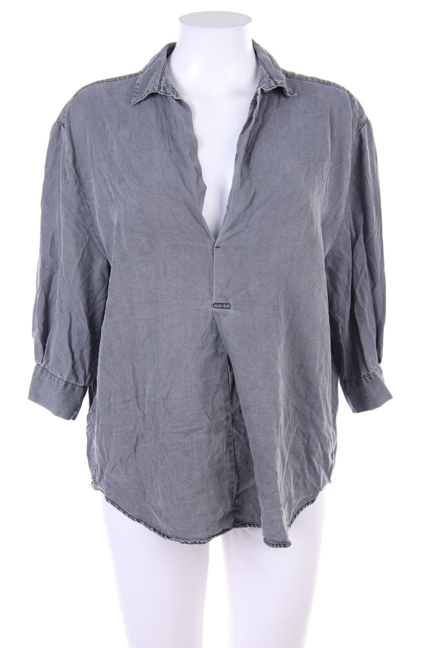 ZARA WOMAN - Oversize-Jeans-Bluse - M