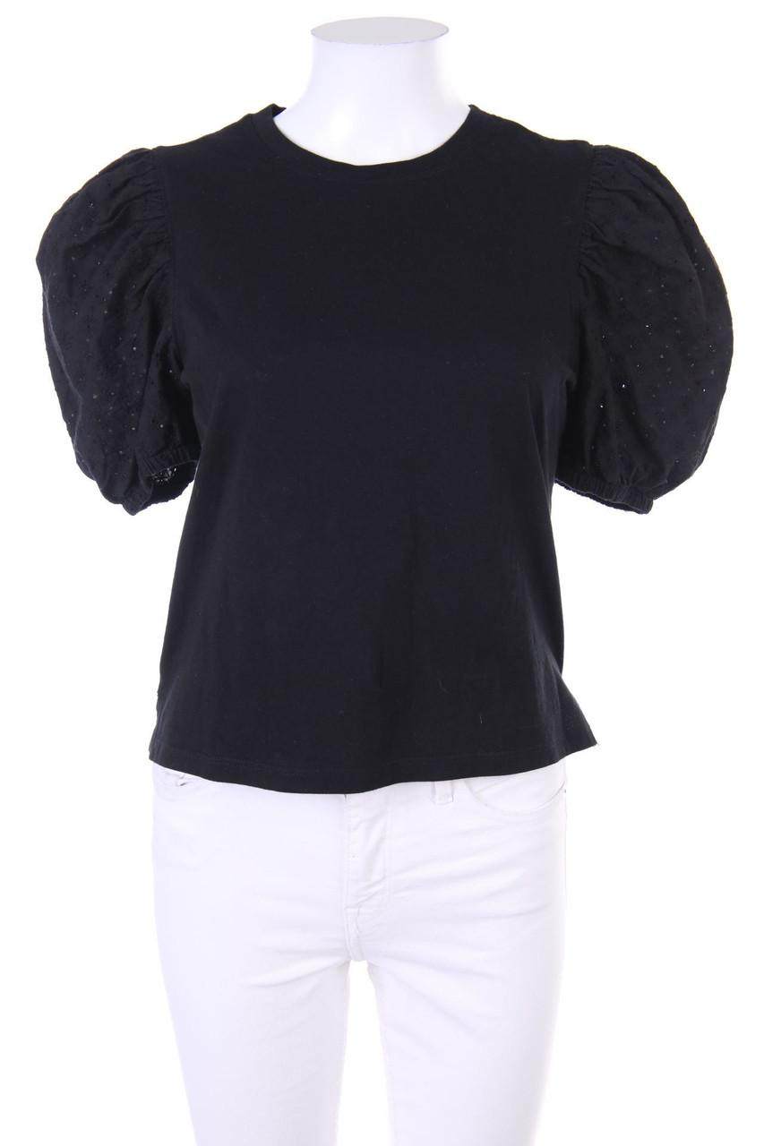 CLOCKHOUSE by C&A - Kurzarm-Bluse mit Puffärmeln - S