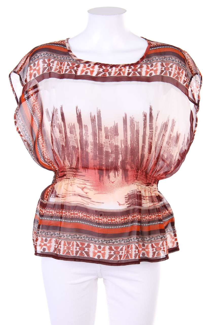 VERO MODA - Blusentop mit Smok-Details - S