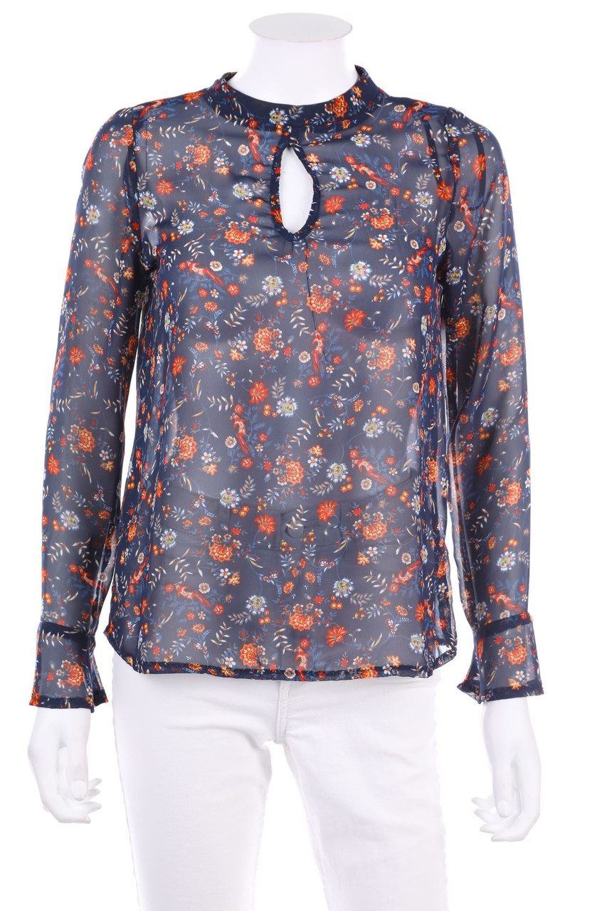 MORGAN - Bluse mit Blumen-Print - D 34
