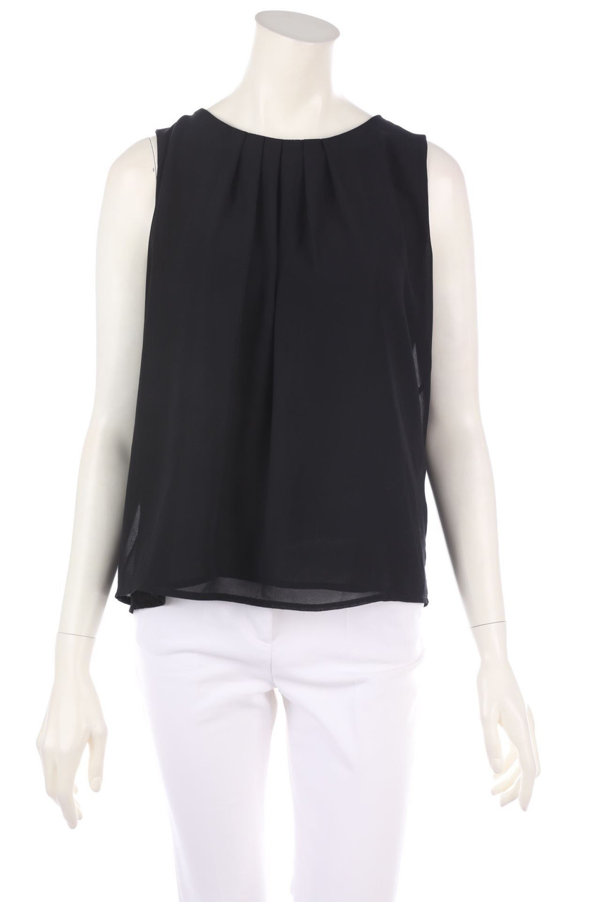 Artigli - Chiffon-Blusentop mit Falten - D 36