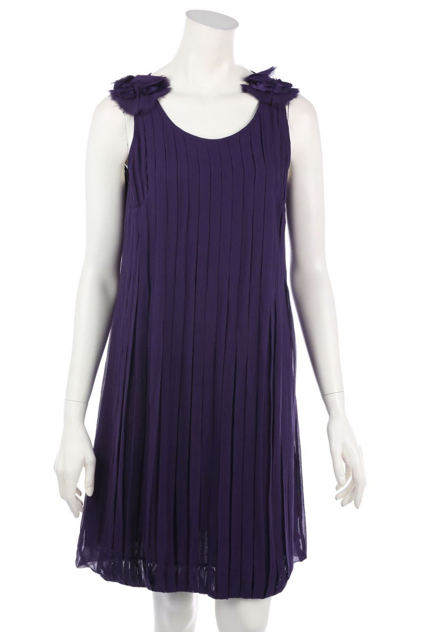 MAX&Co. - Chiffon-Ballon-Abendkleid aus Seide - D 36