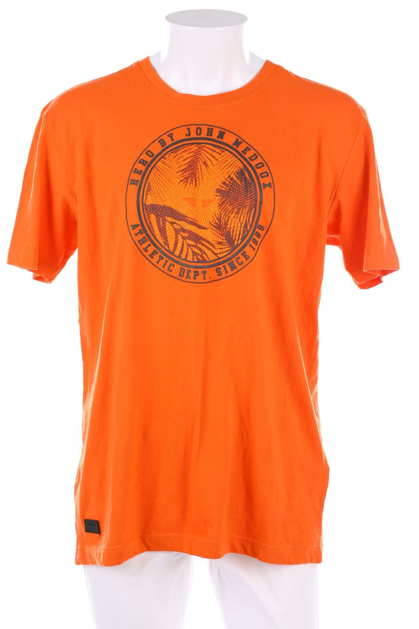HERO BY JOHN MEDOOX - T-Shirt mit Logo-Patch - 56