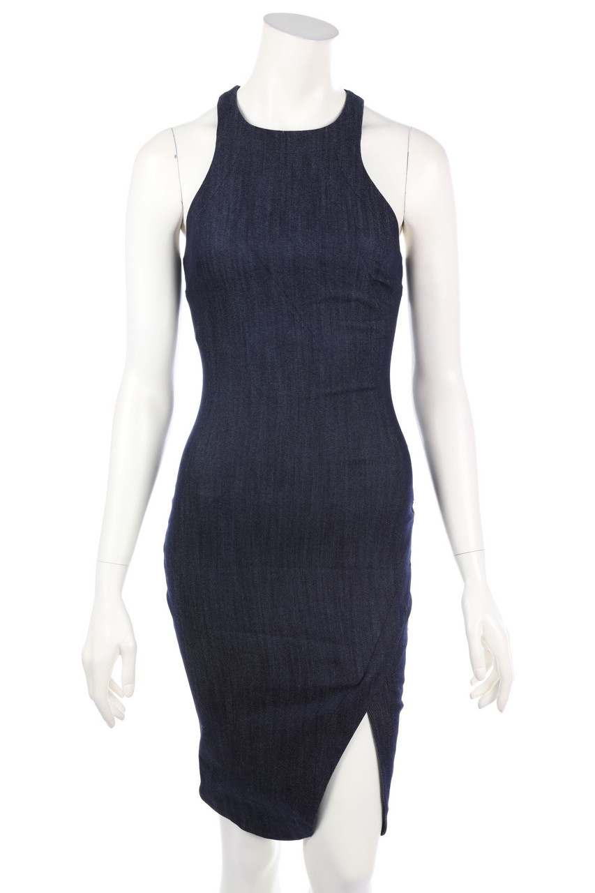 ELIZABETH AND JAMES - Jeanskleid mit Schlitz - D 30