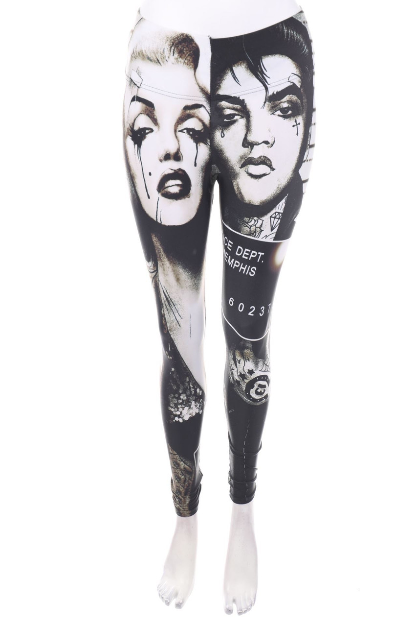 TOO FAST - Leggings mit Foto-Print - S