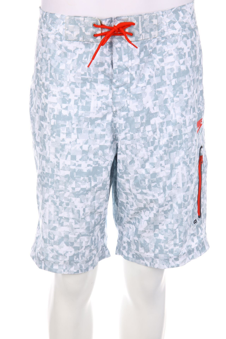 NIKE - Schwimm-Shorts mit Logo-Print - W36