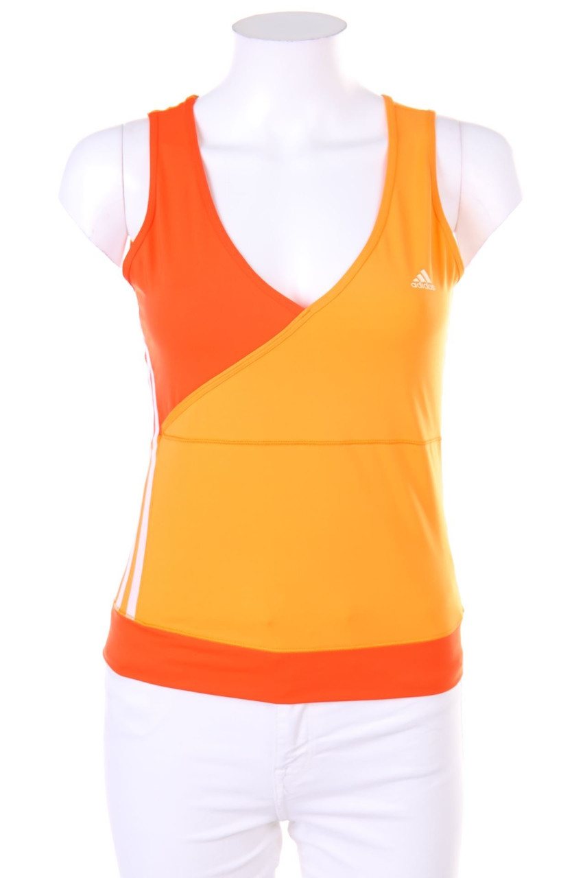 adidas - Sport-Top mit Mesh-Einsatz - D 38