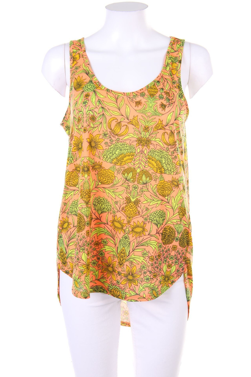H&M CONSCIOUS - Vokuhila-Tanktop mit Print - S