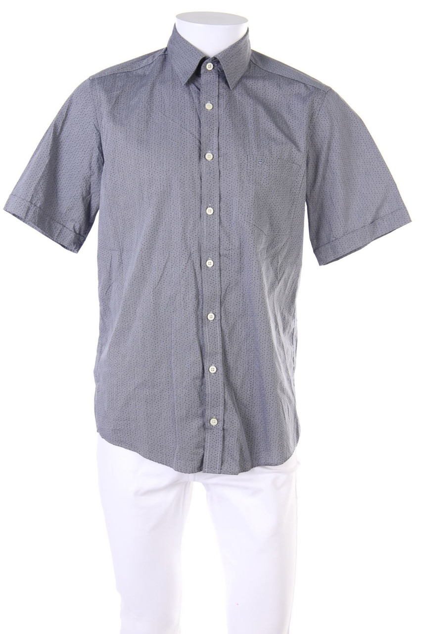 CASA MODA - Kurzarm-Hemd mit Muster - M