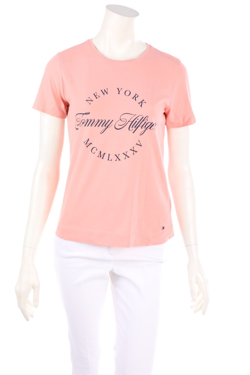 TOMMY HILFIGER - T-Shirt mit Logo-Print - XS