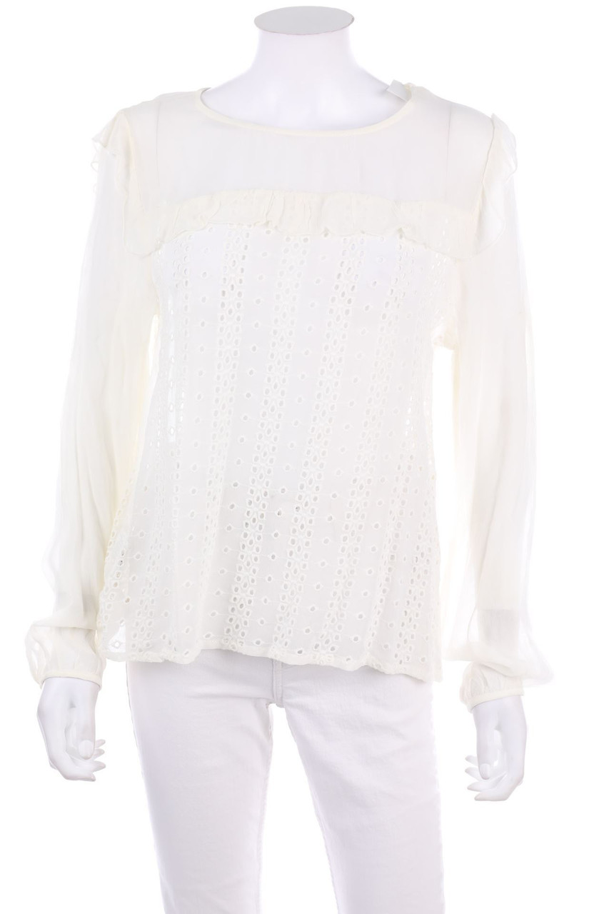 promod - Boho-Bluse aus Lochspitze - D 38