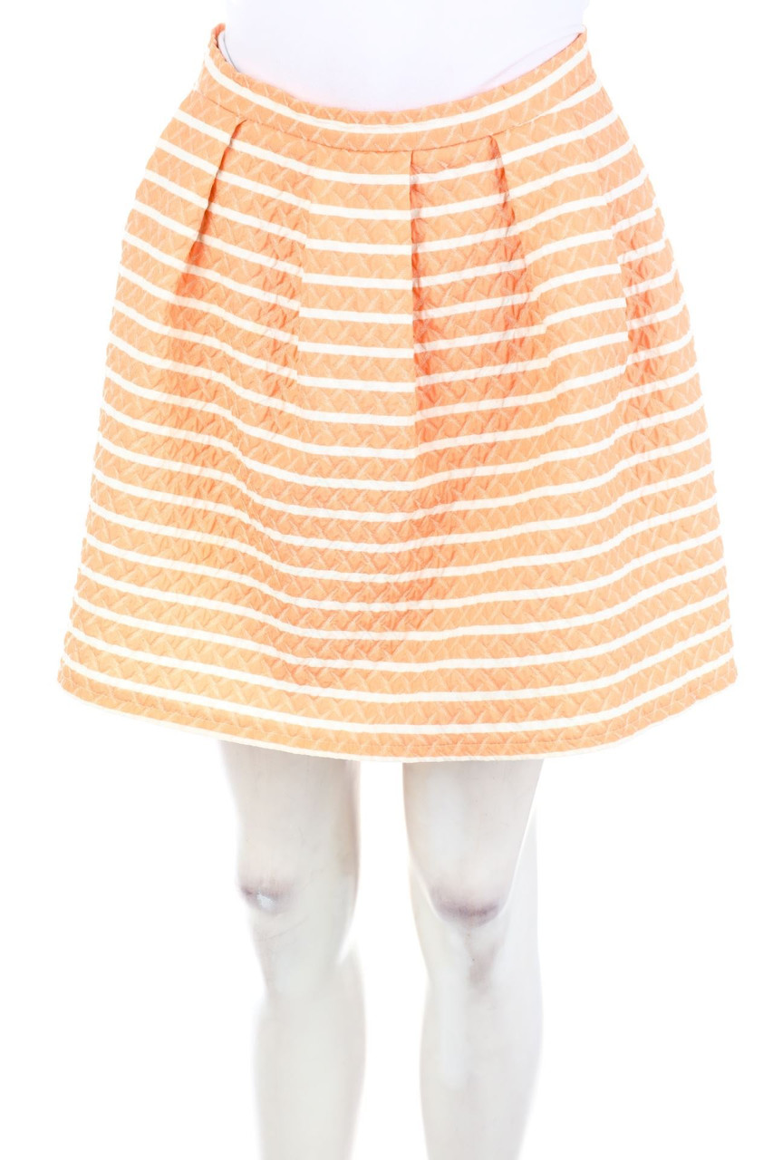 NAF NAF - Falten-Mini-Rock mit Streifen - D 34