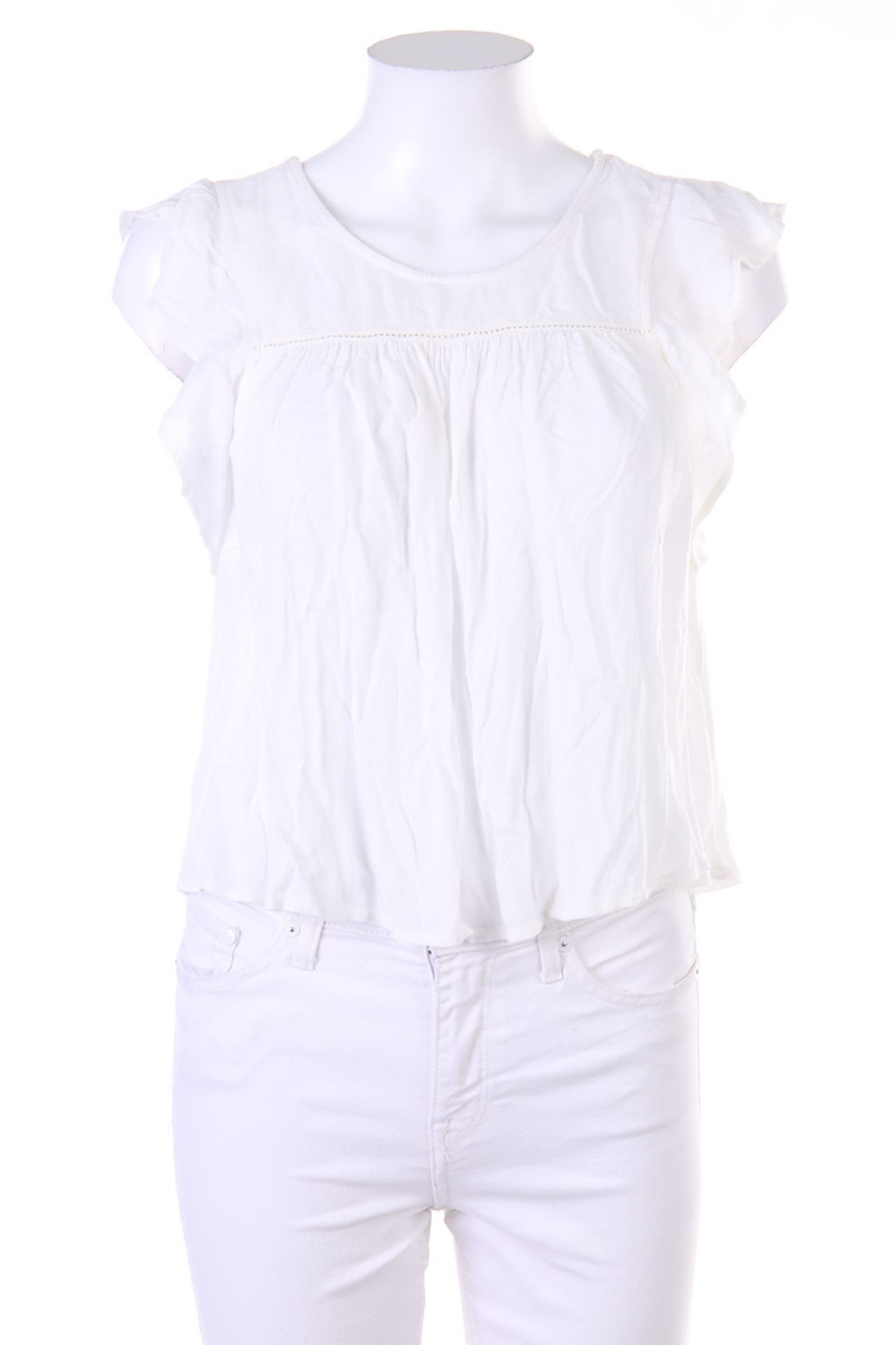 CLOCKHOUSE by C&A - Kurzarm-Shirt mit Volants - D 38