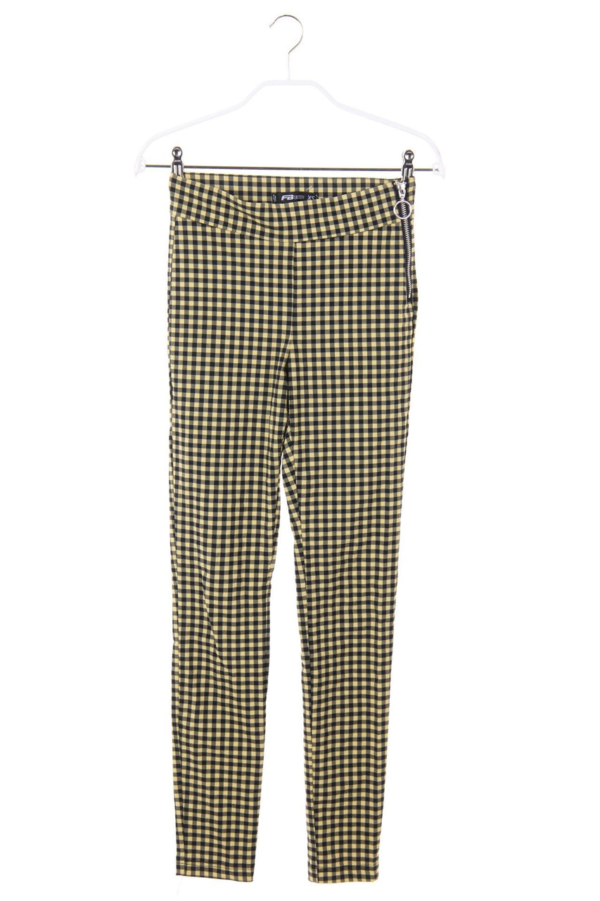 FB SISTER - Skinny-Hose mit Karo-Muster - XS