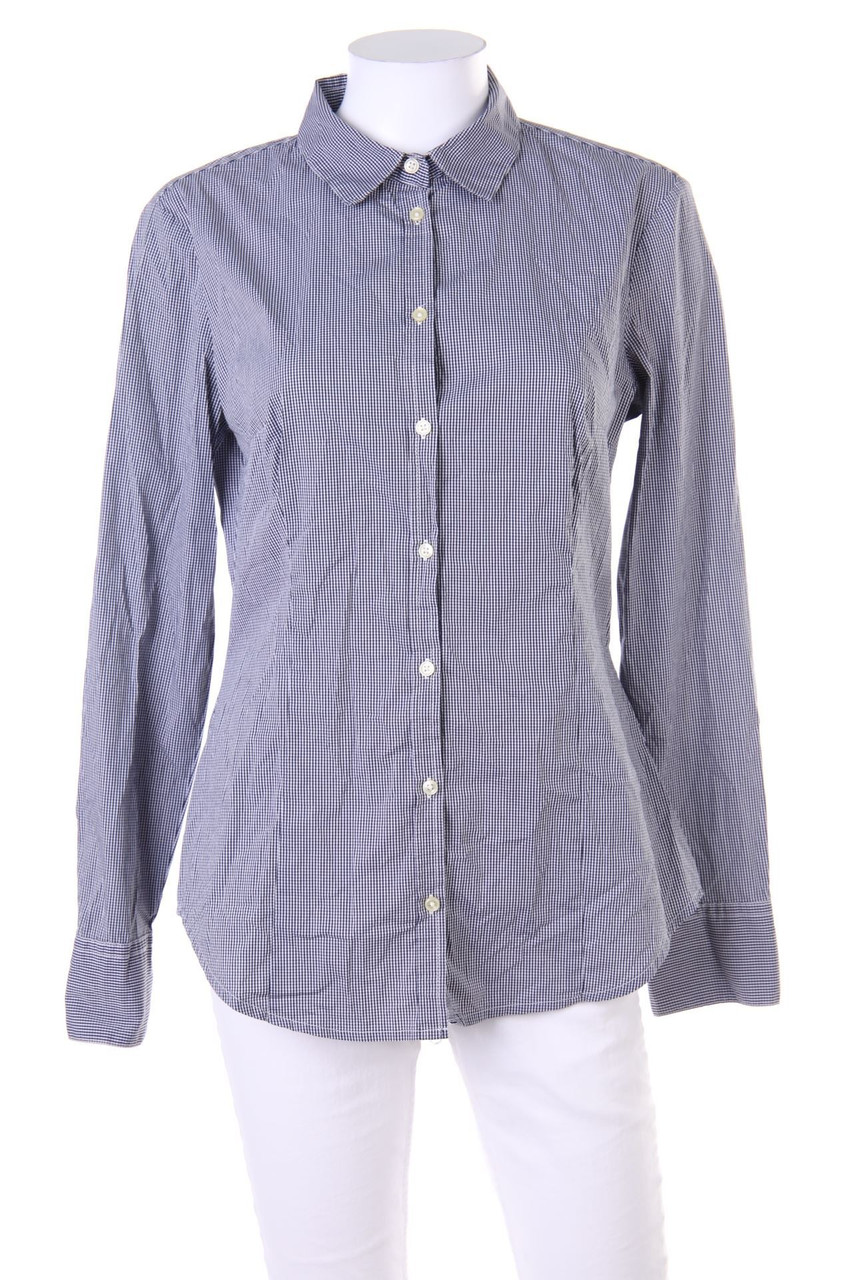 STILE BENETTON - Hemd-Bluse mit Karo-Muster - D 44