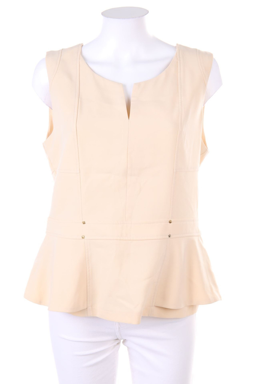 Ohne Label - Blusentop mit Nieten - XL