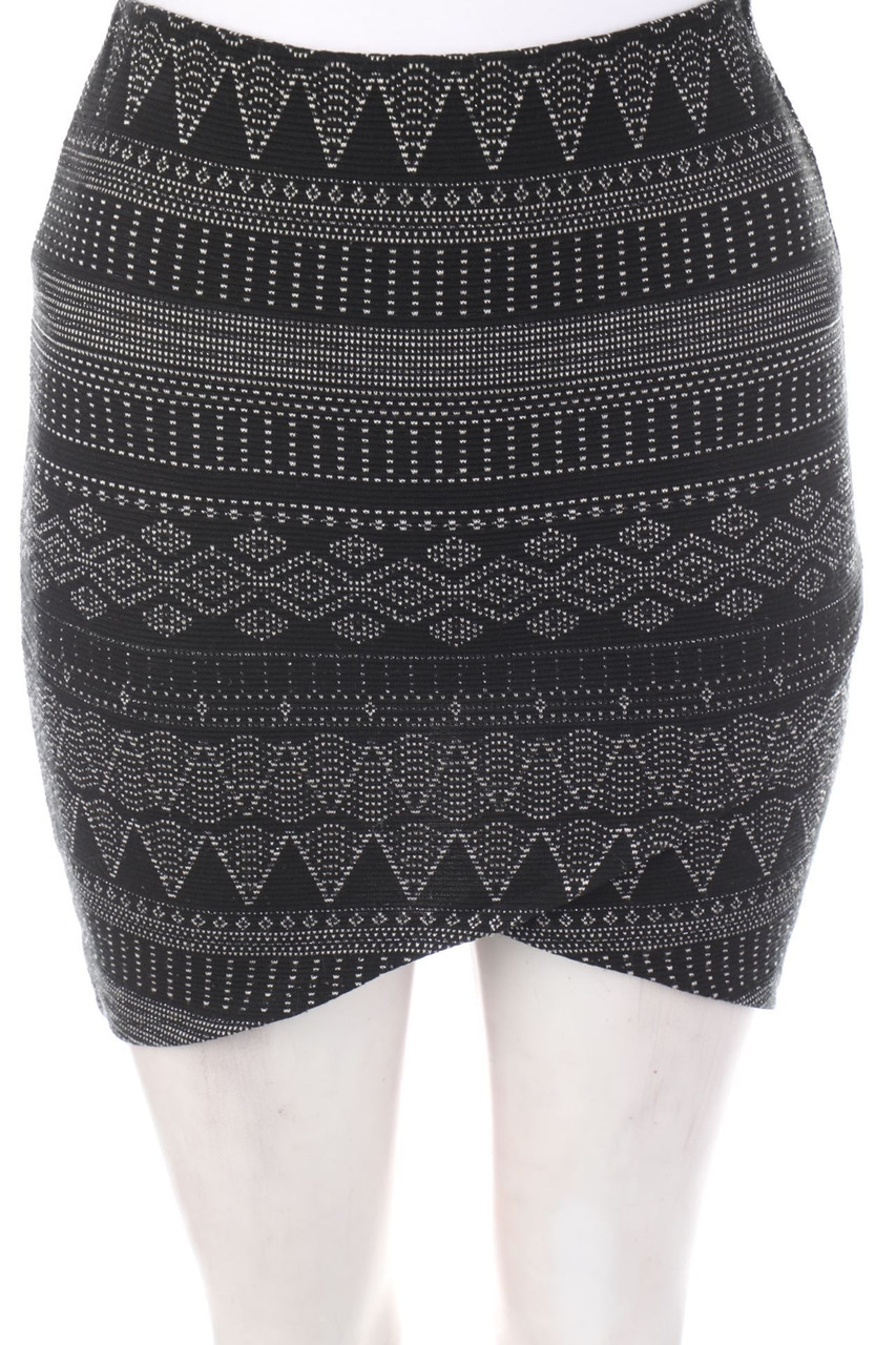 Pimkie COLLECTION - Minirock in Wickel-Optik mit Glitzer - XS