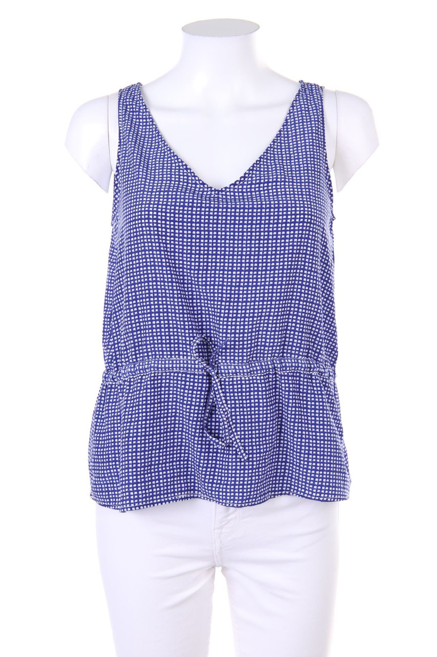 MANGO - Top mit Karo-Muster - S