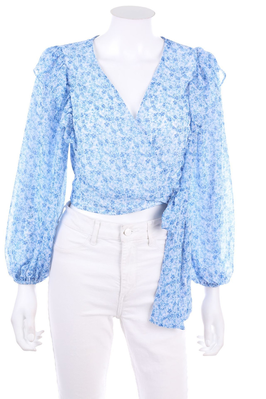 Miss Selfridge petites - Wickel-Bluse mit Blumen-Print - D 34