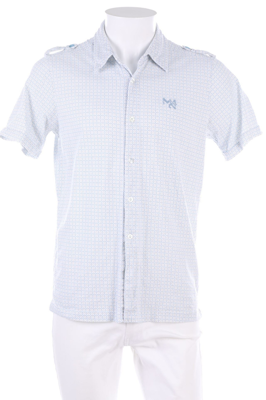 MEXX - Kurzarm-Hemd mit Schulter-Riegeln - L