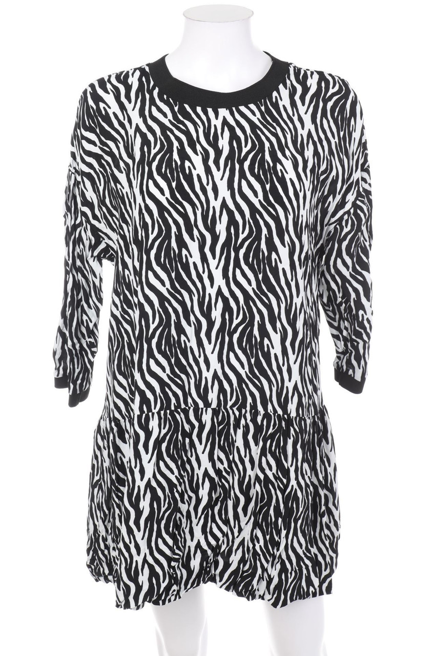 ZARA - Minikleid mit Animal-Print - L