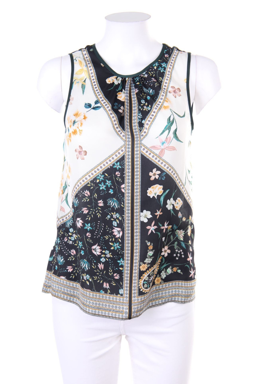 SISLEY - Blusentop mit Blumen-Print - XS