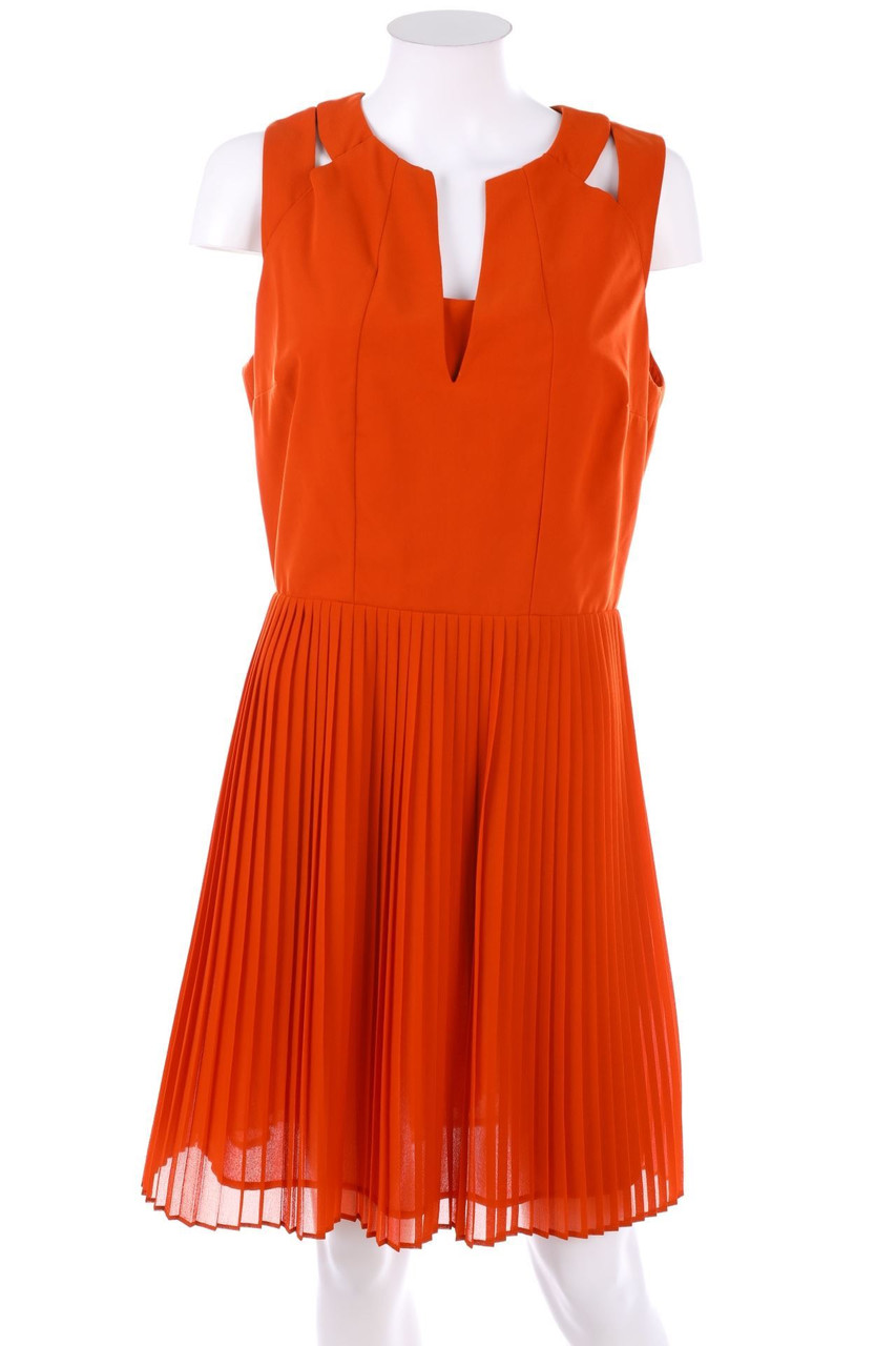 SISLEY - Plissee-Kleid mit Cut-outs - D 40