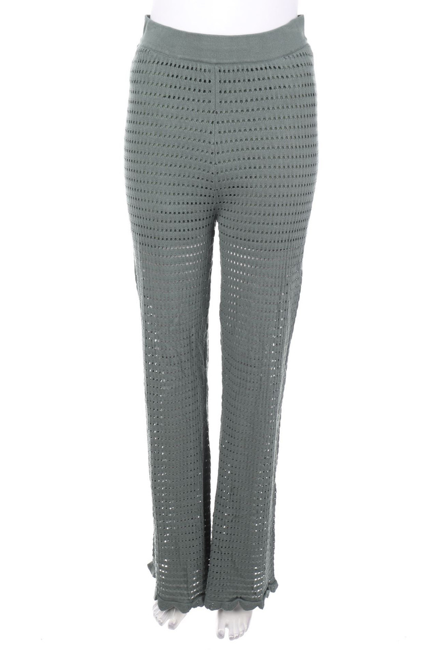 BLIND DATE - Strickhose aus Lochstrick im Boho-Stil - XS