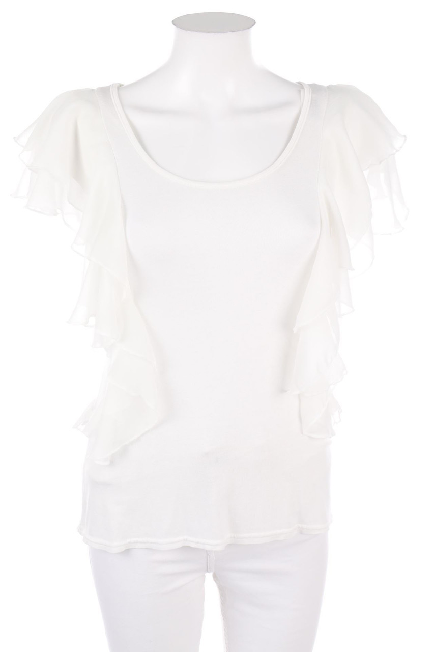 Ohne Label - Volant-Shirt - L