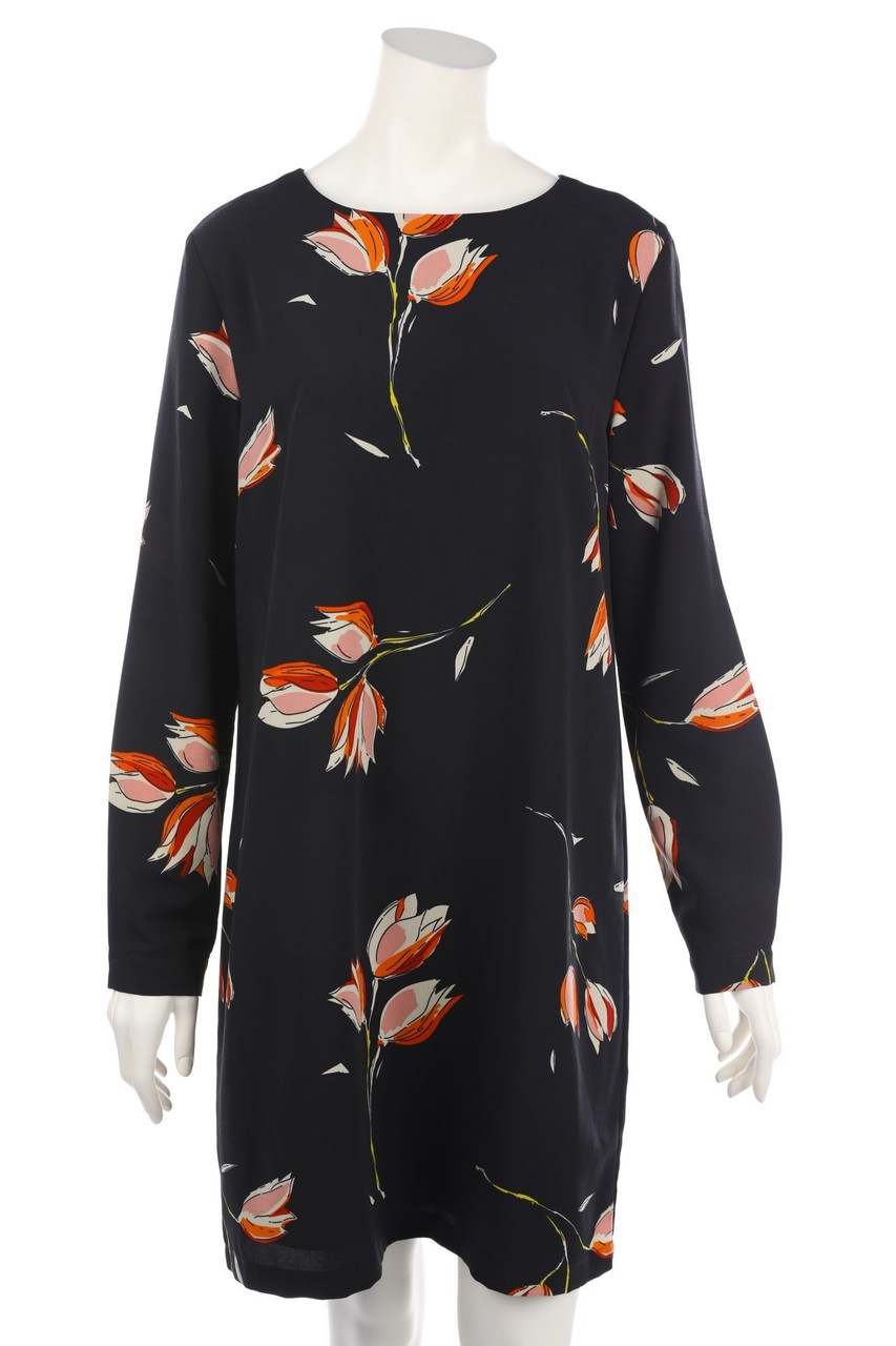 ANONYME designers - Shift-Kleid mit Blumen-Print - XL