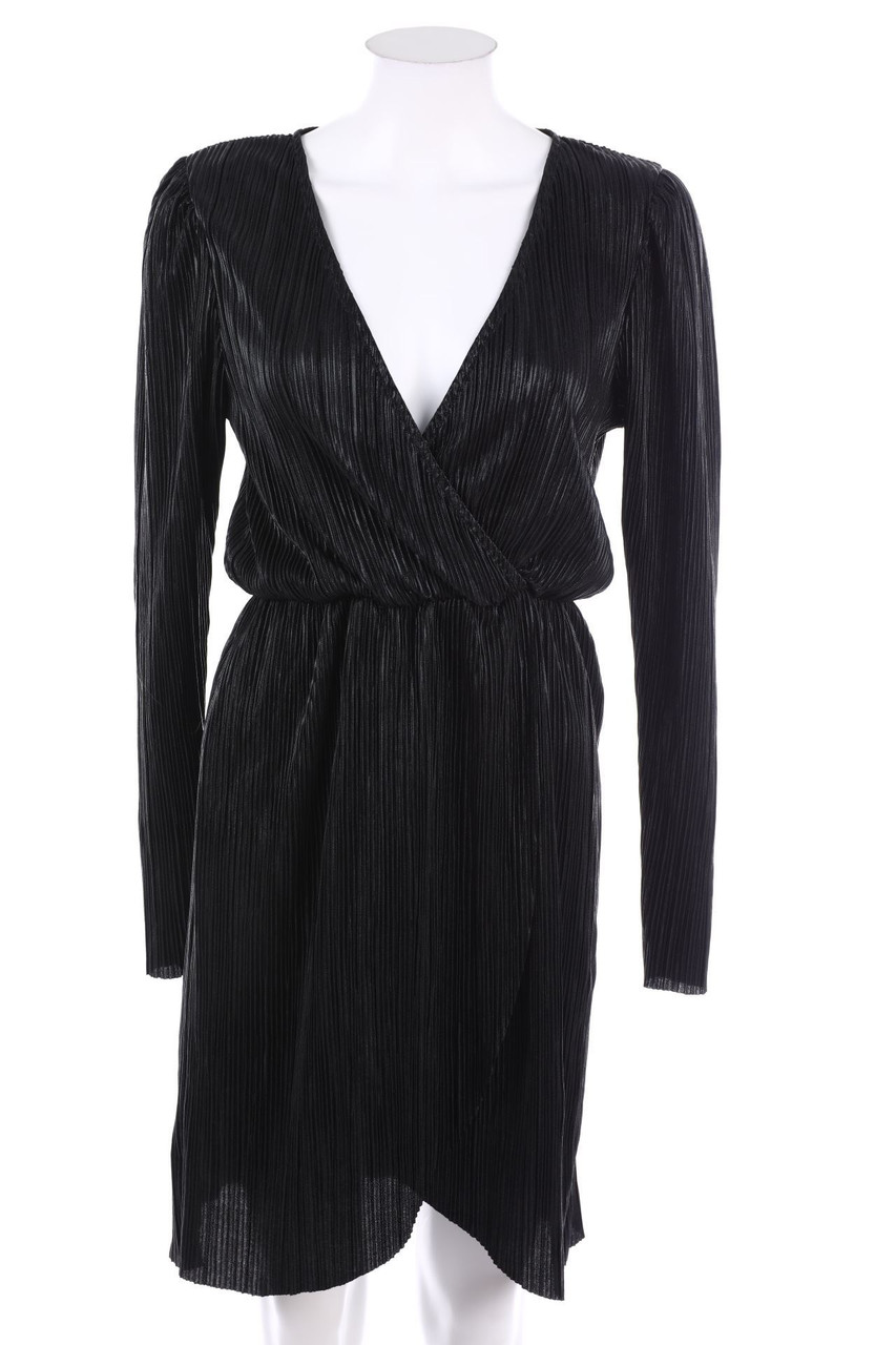 NLY EVE - Plissee-Abendkleid in Wickel-Optik - D 38