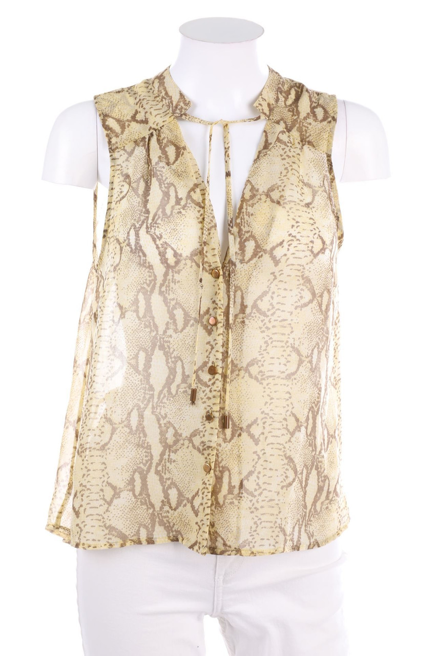 H&M - Blusentop mit Animal-Print - D 36