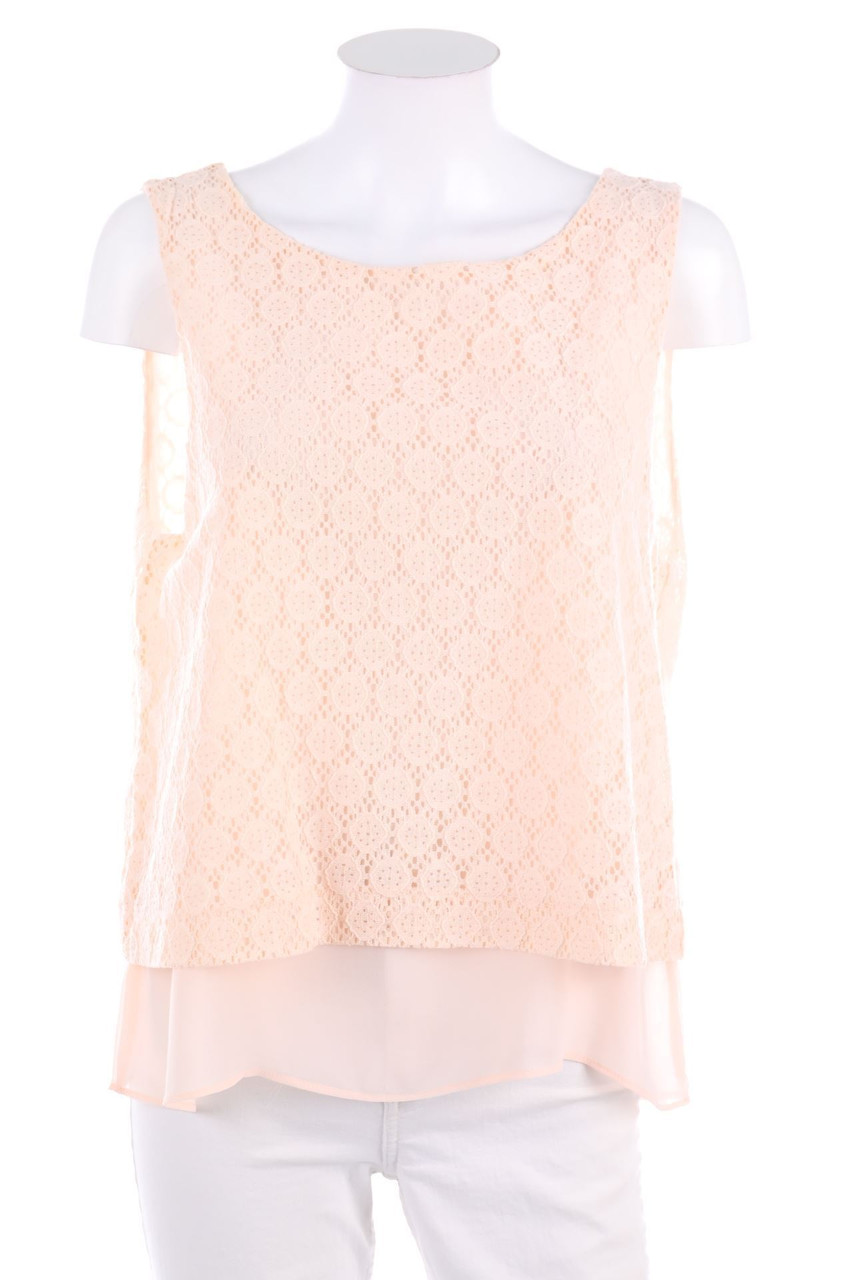 BANANA REPUBLIC - Blusentop aus Spitze im Layer Look - L