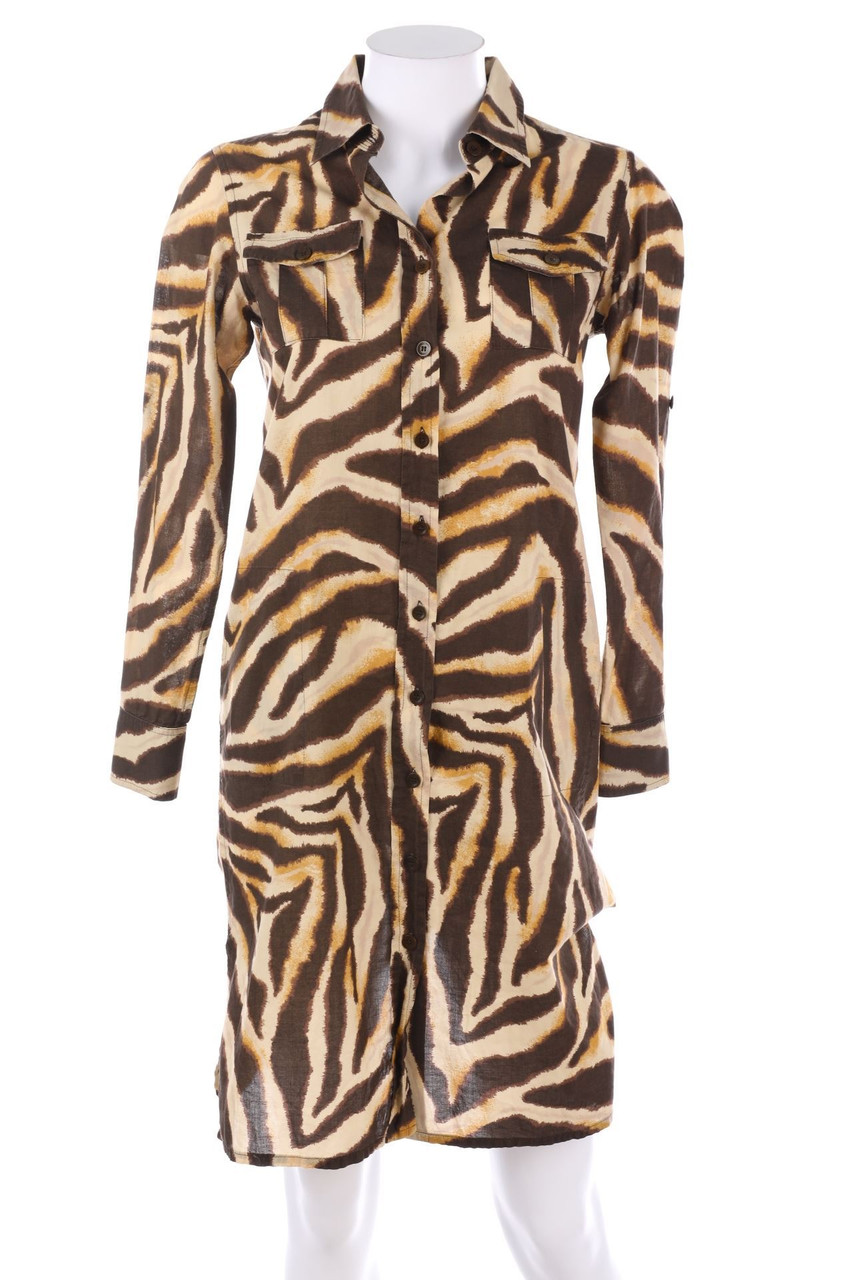 GERARD DAREL - Blusenkleid mit Animal-Print - D 38