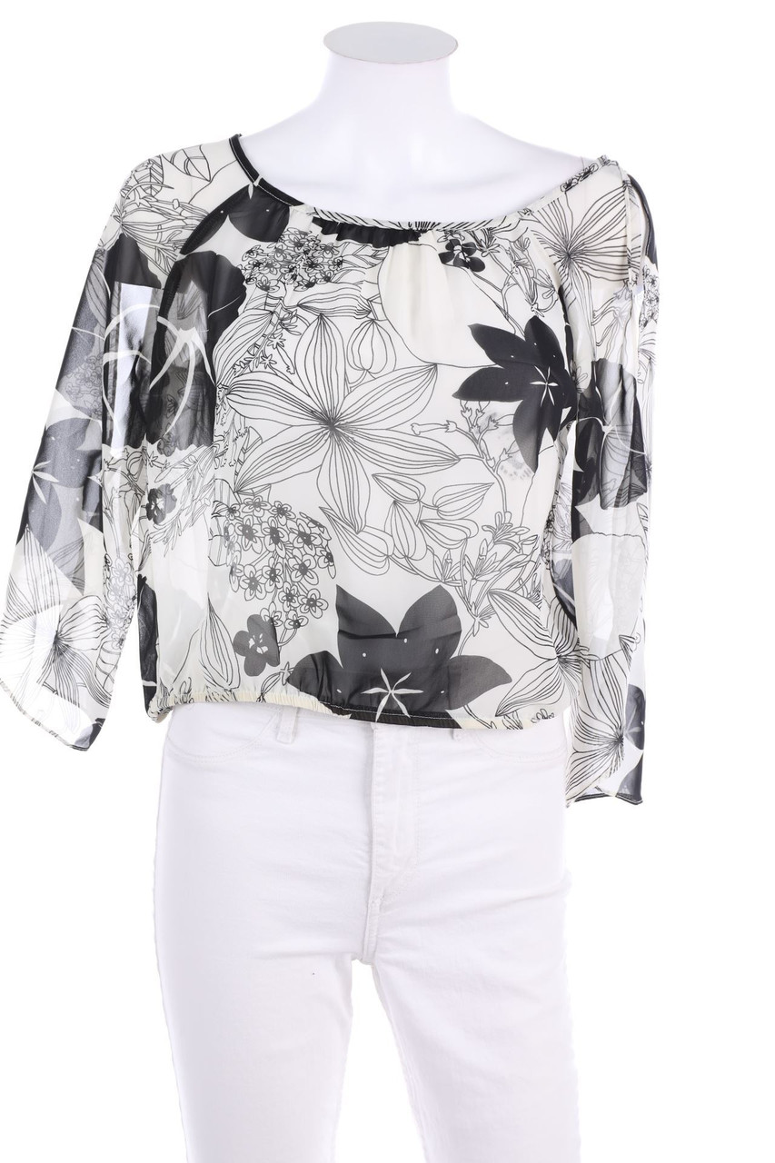 Caroline Morgan - Bluse mit Blumen-Print - D 36